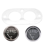 Speedway Stewart-Warner 2-5/8 Inch Oil Pressure and Water Temp Gauge Set