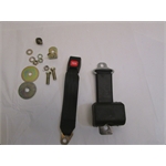 Garage Sale - Push Button Retractable Lap Belt, Black
