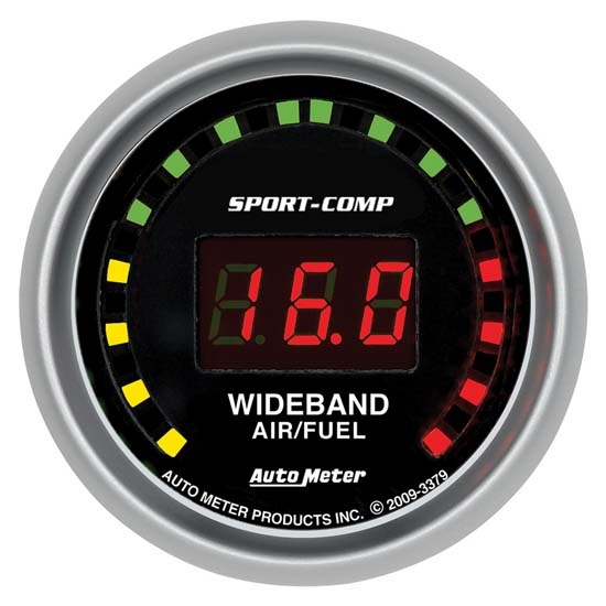 Auto Meter 3379 Sport-Comp Digital Wideband Air/Fuel Ratio (AFR) Gauge Auto Meter 3379 Sport-Comp Digital Wideband Air/Fuel Ratio (AFR) Gauge