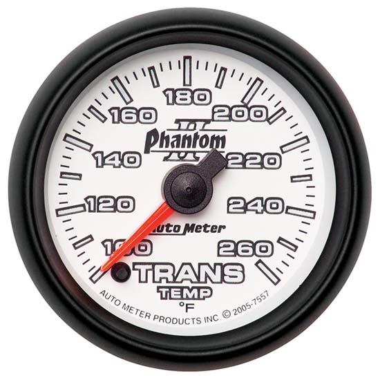 Auto Meter 7557 Phantom II Digital Stepper Motor Trans Temp Gauge Auto Meter 7557 Phantom II Digital Stepper Motor Trans Temp Gauge