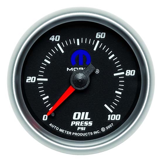 Auto Meter 880014 Mopar Mechanical Oil Pressure Gauge, 2-1/16 Inch Auto Meter 880014 Mopar Mechanical Oil Pressure Gauge, 2-1/16 Inch