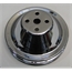 Garage Sale - Chrome 1955-68 Short Pump Double Groove Upper Pulley