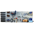 Master Workbench Tool Organizer Assembly Kit, 8 Ft. Long Metal Pegboard