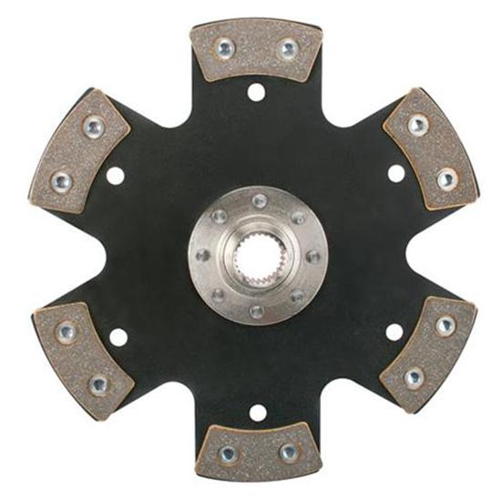 Speedway 10-1/2 Inch Metallic Clutch Disc, Solid Hub, 1-5/32 Inch 26-Spline