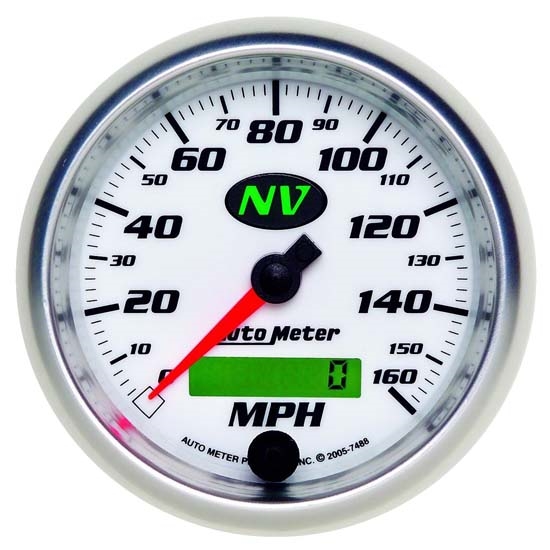 Auto Meter 7488 NV Air-Core Electric Speedometer, 3-3/8 Inch Auto Meter 7488 NV Air-Core Electric Speedometer, 3-3/8 Inch