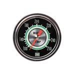 Stewart Warner 692H72 Green Line 2-5/8 In Water Temp. Gauge-Mechanical