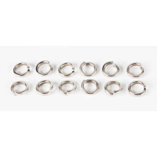 High Collar Stainless Steel Lock Washers, 3/8 Inch, Set/12