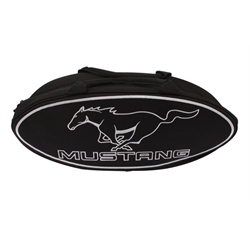 GOBOXES F2000BLKM Ford Mustang Canvas Bag - Black