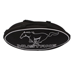 GOBOXES F2000BLKM Ford Mustang Canvas Bag - Black