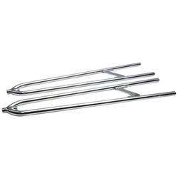 Classic 32 Inch Rear Radius Rods, Chrome Steel