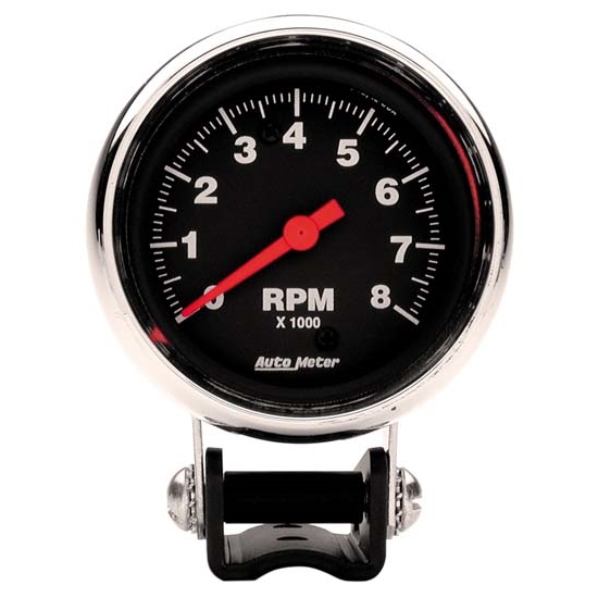 Auto Meter 2893 Traditional Chrome Air-Core Pedestal Tach, 8k, 2-5/8 Auto Meter 2893 Traditional Chrome Air-Core Pedestal Tach, 8k, 2-5/8