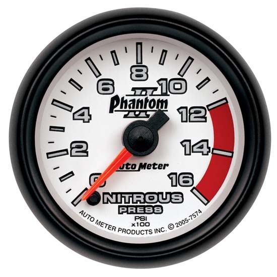 Auto Meter 7574 Phantom II Digital Stepper Motor Nitrous Press. Gauge Auto Meter 7574 Phantom II Digital Stepper Motor Nitrous Press. Gauge