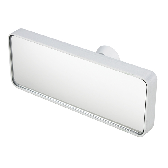 Billet Aluminum Inside Mirror, Glue-On Billet Aluminum Inside Mirror, Glue-On