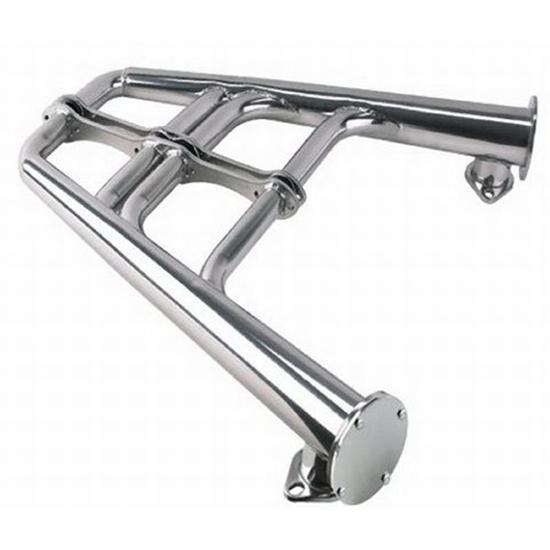 Small Block Chevy Lake Style Headers, AHC Coated Small Block Chevy Lake Style Headers, AHC Coated