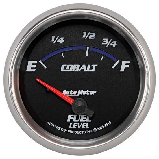 Auto Meter 7915 Cobalt Air-Core Fuel Level Gauge, 2-5/8 Inch Auto Meter 7915 Cobalt Air-Core Fuel Level Gauge, 2-5/8 Inch