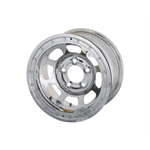 Bassett 58DF2ICL 15X8 D-Hole 5on4.5 2 In BS IMCA Chrome Beadlock Wheel