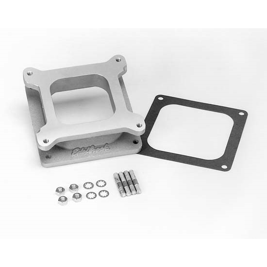 Edelbrock 8716 Performer Series Carburetor Adapter, Aluminum 2.0 Inch