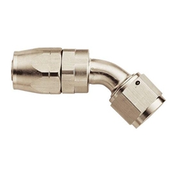 Aeroquip FCE4025 Nickel Plated -12 AN Hose End Fitting, 45 Degree