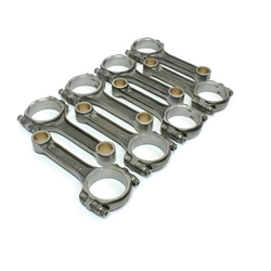 Small Block Chevy 5140 Steel I-Beam Rods, 5.7 Inch, Bushed Pin