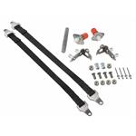 Hidden Tail Gate Latch w/ 16 Inch Straps