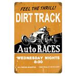 Dirt Track Vintage Tin Sign