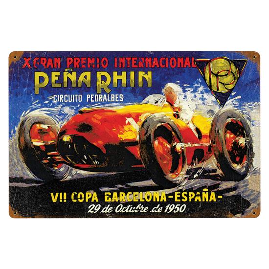 Pena Rhin Vintage Tin Sign Pena Rhin Vintage Tin Sign