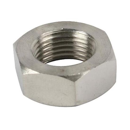 Stainless Jam Nut, 11/16 Inch-18 LH NF Fine Thread Stainless Jam Nut, 11/16 Inch-18 LH NF Fine Thread