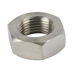 Stainless Jam Nut, 11/16 Inch-18 LH NF Fine Thread