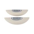 Arm Rest with Brushed Aluminum Handle
