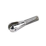 Chrome Smoothie Clevis, 5/8 RH Thread, 3/8 Slot & Hole