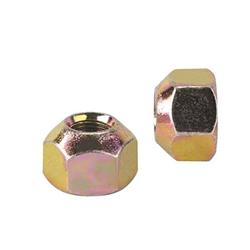 Single Sided Steel Lug Nut, 7/16 Inch RH Fine Thread, Single Taper
