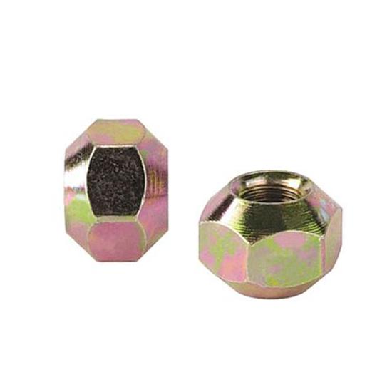 Double Sided Steel Lug Nut, 7/16 Inch RH Fine Thread, Double Taper Double Sided Steel Lug Nut, 7/16 Inch RH Fine Thread, Double Taper