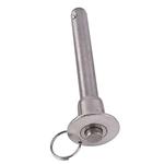 Steel 1/2 Inch Quick Release Ball Lock Dowel Pin Fastener, 3-1/4 Inch Grip