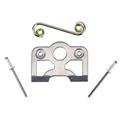 Quarter Turn Fastener Spring Plate, Flat Spring and Rivet Sets, Pack/10