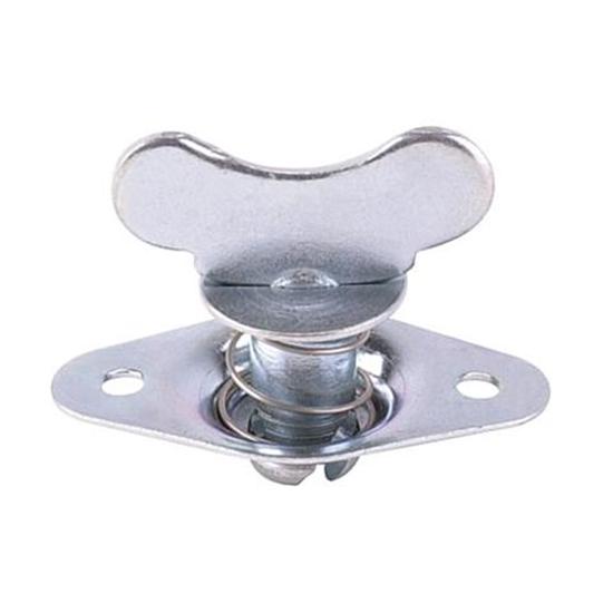 Butterfly SelfEjecting Quarter Turn Fasteners, .500 In Grip, Pack/10