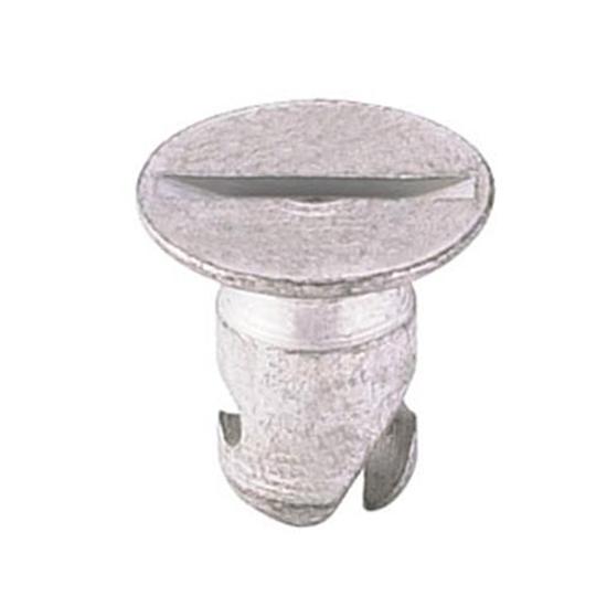 Steel Flush Mount Quarter Turn Fasteners, .650 Inch Grip, Pack/10