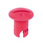 Plastic Oval Head Quarter Turn Fasteners, .500 Inch Grip, Pack/10