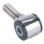 Speedway Stainless Steel 4-Bar Rod End, 5/8-18 LH Thread, Straight Shank