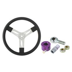 Aluminum Steering Wheel Combo - 15 Inch