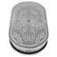 15 Inch Billet-Style Oval Air Cleaner, Flame Top 15 Inch Billet-Style Oval Air Cleaner, Flame Top