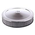 Chrome Air Cleaner with Washable Filter, 14 x 4 Inch