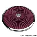 Speedway Super Flow 14 Inch Air Filter Top, Chrome