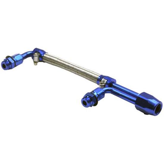 New Dual Quad Fuel Line Kit for Edelbrock/Carter 4 BBL Carbs, 3/8" NPT