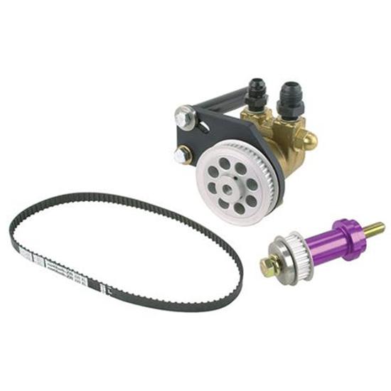 Rons Racing 4001100 Gold Belt Drive Fuel Pump Kit, Water Pump Mount