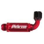 Peterson Fluid Systems 09-0408 90 Degree Inline Scavenge Filter -12 AN
