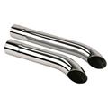 Slip-Over Kickout Extension Pipes, Chrome, 3-1/2 x 20 Inch