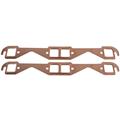 Small Block Chevy Copper Exhaust Gaskets, Square Port