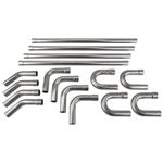 Mild Steel Exhaust Bend Kit, 2-1/4 Inch