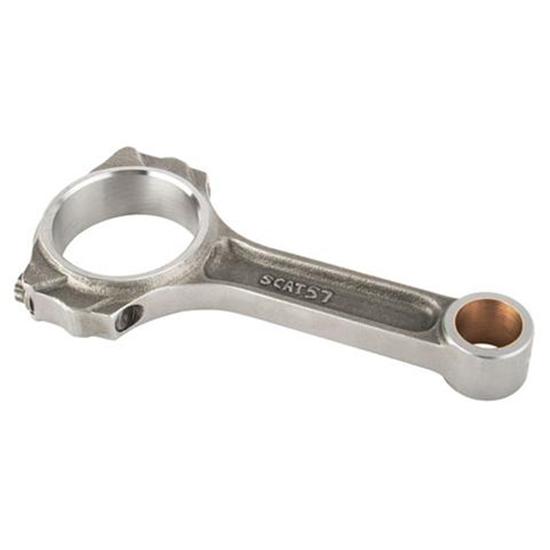 Scat 25700716 Small Block Chevy 4340 I-Beam Rods, 5.7 Inch, Bushed Pin