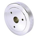 Speedway Chrome SB Chevy 350 Fluid Crank Damper, 6.25 Inch